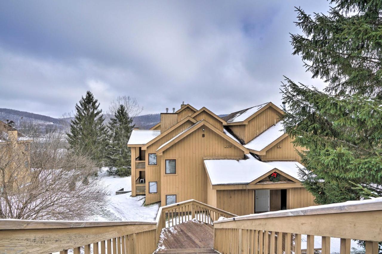 Ski-Inandout And Golf Condo With Aandc At Holiday Valley! Ellicottville Exteriér fotografie